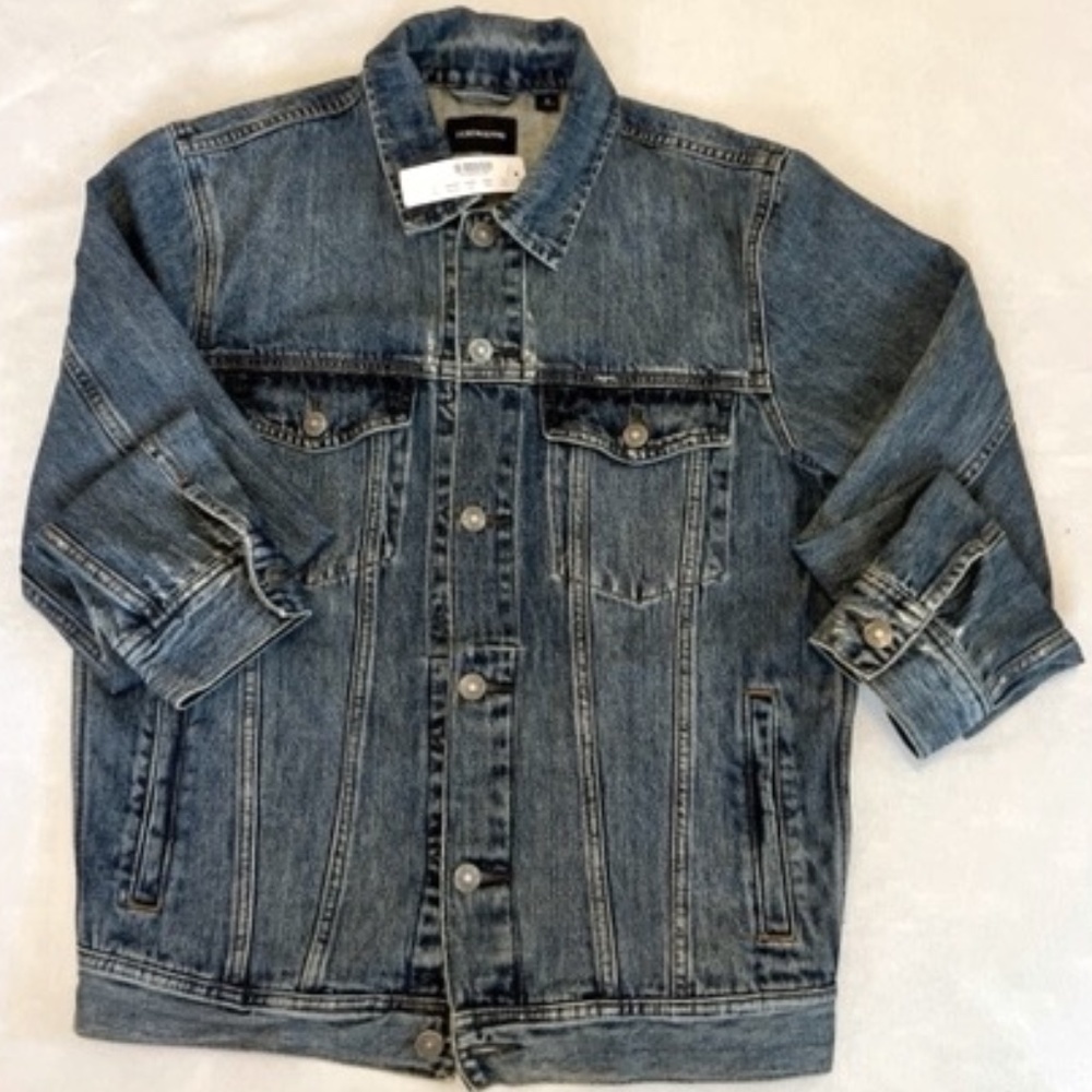 Classic Unisex J Crew Denim Jacket in '5 Year Wash' Size Small‌‌‌‌‌‌‌